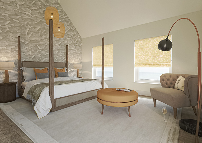 Confetti, Citrine - Roman Blind - Image 6